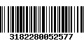 Código de Barras 3182280052577