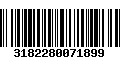 Código de Barras 3182280071899