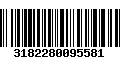 Código de Barras 3182280095581