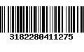 Código de Barras 3182280411275