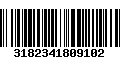 Código de Barras 3182341809102