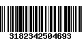 Código de Barras 3182342504693