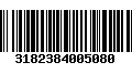 Código de Barras 3182384005080