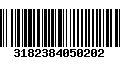 Código de Barras 3182384050202