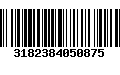 Código de Barras 3182384050875