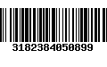 Código de Barras 3182384050899