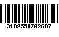 Código de Barras 3182550702607
