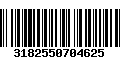 Código de Barras 3182550704625