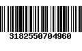 Código de Barras 3182550704960
