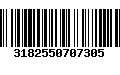 Código de Barras 3182550707305