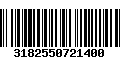 Código de Barras 3182550721400