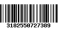 Código de Barras 3182550727389