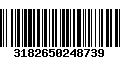 Código de Barras 3182650248739