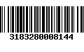 Código de Barras 3183280008144