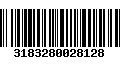 Código de Barras 3183280028128