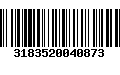 Código de Barras 3183520040873