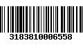 Código de Barras 3183810006558