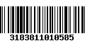 Código de Barras 3183811010585