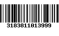 Código de Barras 3183811013999