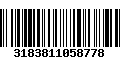 Código de Barras 3183811058778