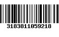 Código de Barras 3183811059218