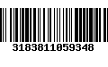 Código de Barras 3183811059348