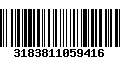 Código de Barras 3183811059416