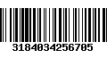 Código de Barras 3184034256705