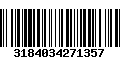 Código de Barras 3184034271357