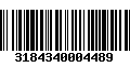 Código de Barras 3184340004489