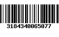 Código de Barras 3184340065077