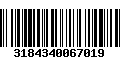 Código de Barras 3184340067019