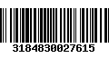 Código de Barras 3184830027615