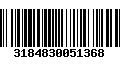 Código de Barras 3184830051368