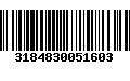 Código de Barras 3184830051603