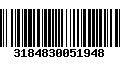 Código de Barras 3184830051948