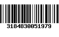 Código de Barras 3184830051979