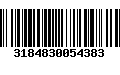 Código de Barras 3184830054383