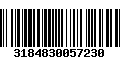 Código de Barras 3184830057230