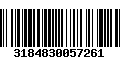 Código de Barras 3184830057261