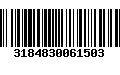 Código de Barras 3184830061503