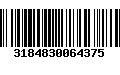 Código de Barras 3184830064375