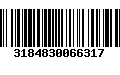Código de Barras 3184830066317