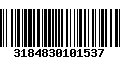 Código de Barras 3184830101537