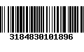 Código de Barras 3184830101896