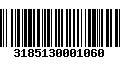 Código de Barras 3185130001060