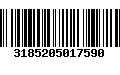 Código de Barras 3185205017590