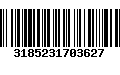 Código de Barras 3185231703627