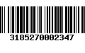 Código de Barras 3185270002347