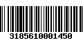 Código de Barras 3185610001450